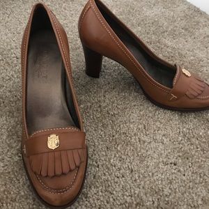 Talbots 2.5 inch heels.  Tan color
